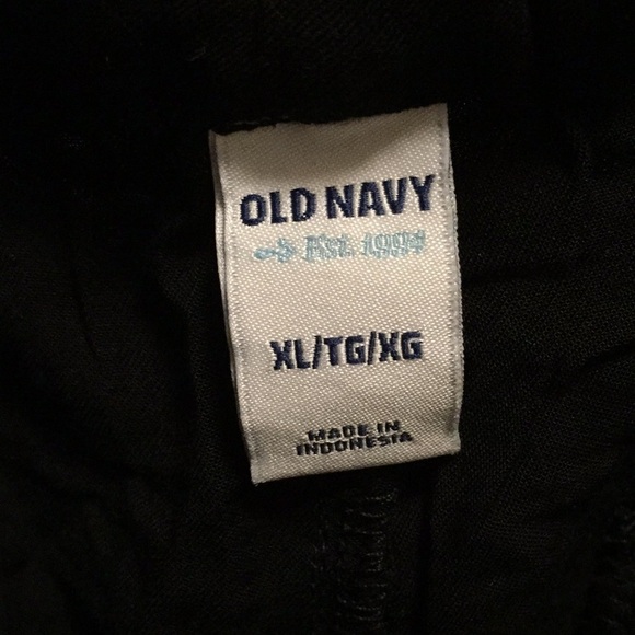 Old Navy Black Pull On Drawstring Tapered Ankle Dress Pants Size XL New W/O Tag - Picture 6 of 7